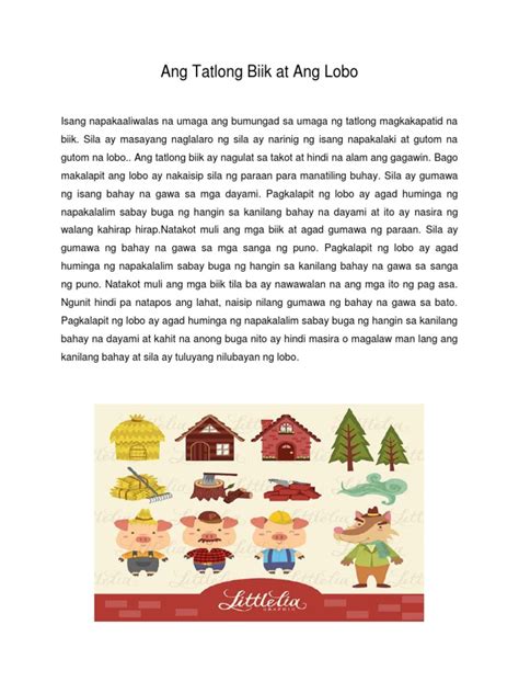 long story tagalog|Ang Tatlong Biik .